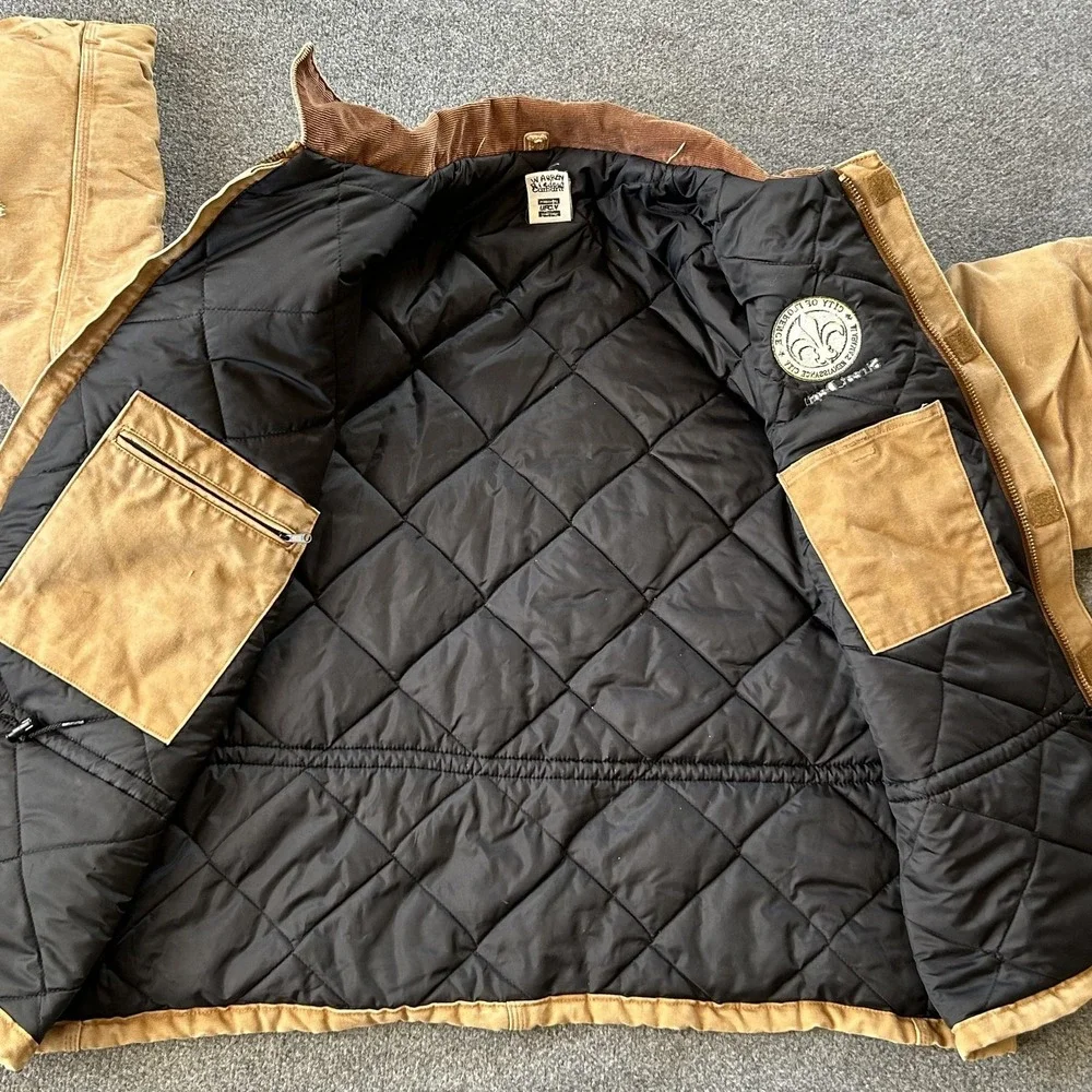 Carhartt Traditional Coat‎ Mens 2XL Brown Duck C03 Quilted Lined Workwear USA